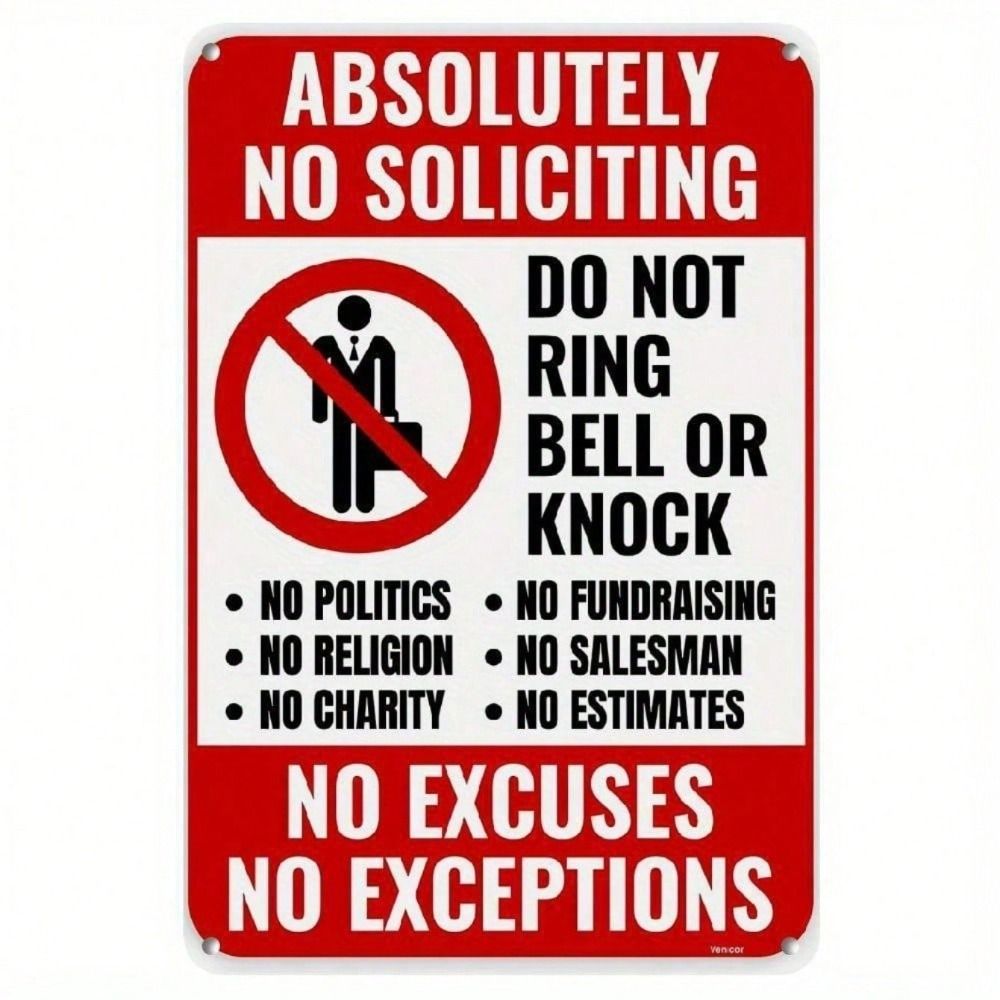 

Metal Poster Wall Art, Do Not Disturb Sign, Farmhouse Decor for Front Door
