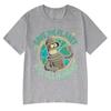 Grappige T-shirts Red De Planeet Dood Alle Mensen Unisex Robot Grafische Print T-shirt Unisex Unisex Korte Mouw T-shirt Oversized Katoenen Tops