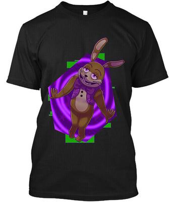 NOWE POPULARNE! Glitchtrap Five Nights at Freddy's Amerykańskie Logo T-Shirt Topy Koszulka Rozmiar S-4XL