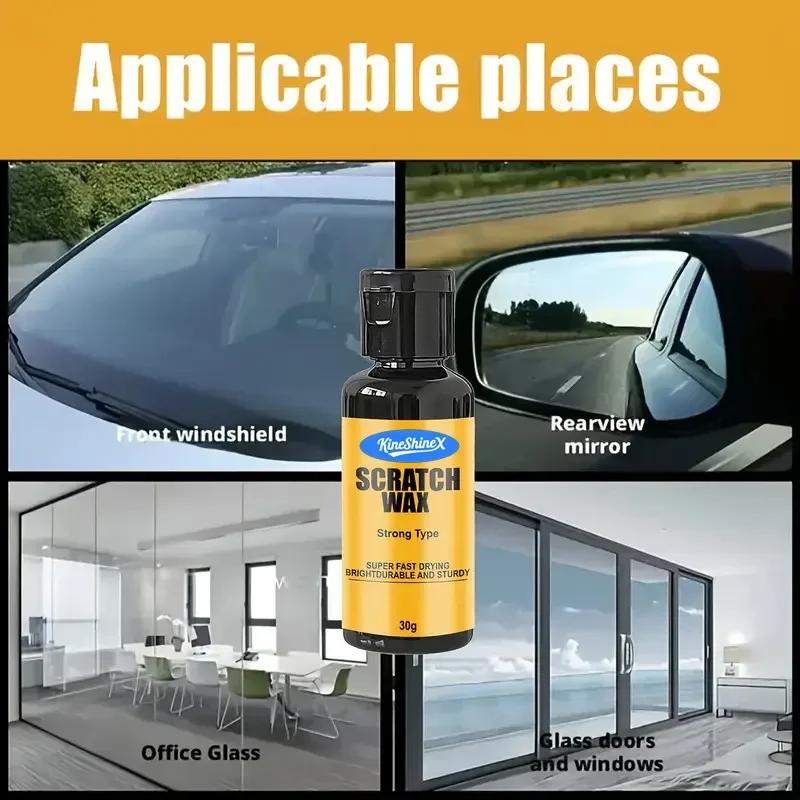 19QC Glasses Restoration Resin: Repair Cream for Repairing Glasses Scratches, Yellowing and Wear, Lens Repair, Automotive xin