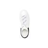 Alexander Mcqueen Oversized Leather Low Top Skateboard Shoes Women's White Black 553770WHGP79061( )