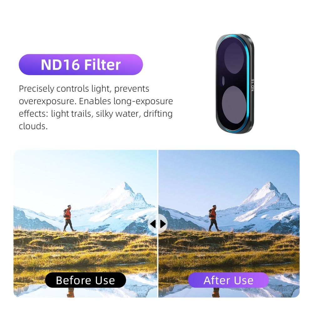 Filtros de Lente Magnéticos de Vidrio Óptico para Accesorios de Cámara Gimbal Insta360 Luna Ultra
