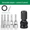 Multi-Functional Electric Drill Chuck and Air Impact Wrench Adapter