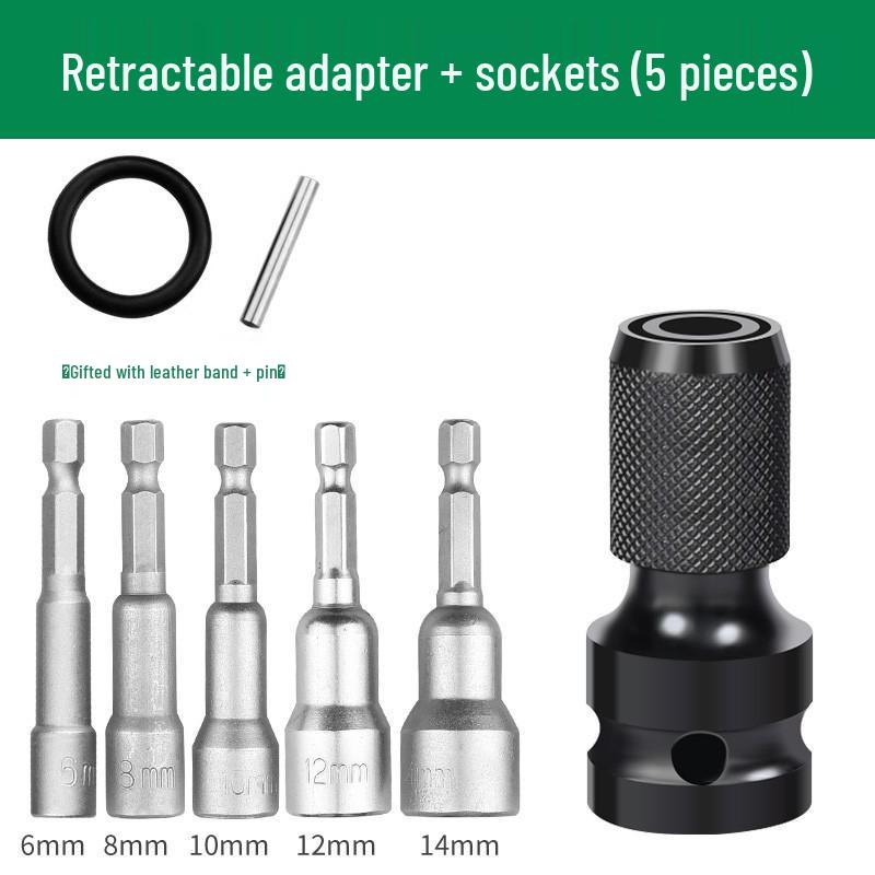 Multi-Functional Electric Drill Chuck and Air Impact Wrench Adapter