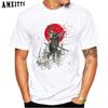 Armored Samurai With Kanabo Print T Shirts Classic Comic O Neck Short Sleeve Classic Anime Japan