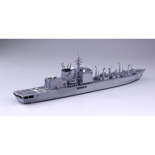 Aoshima Bunka Kyozai 1/700 Waterline Series No. SP Japan Maritime Self-Defense Force Resupply Ship Mashu SP Plastic Model