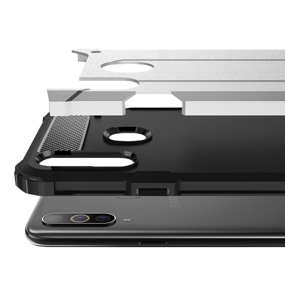 TECH ARMOR case for Samsung Galaxy A20S, Silver