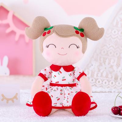Kuscheltiere Cherry Girl Plüschpuppe Baby Mädchen Geschenke Stoffpuppen Weihnachtsgeschenkideen Geburtstagsgeschenke Puppe Rot