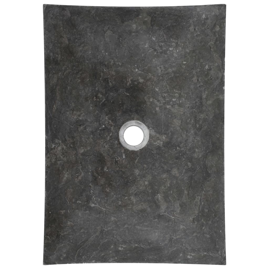 Wash Basin 50 X 35 X 12 Cm Marble Black