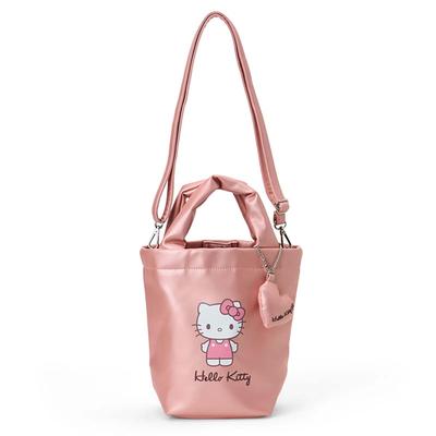 Sanrio Tragetasche mit Hello Alter 3 und 264636 2-Wege-Anhänger, Kitty, Rosa, Hoch,