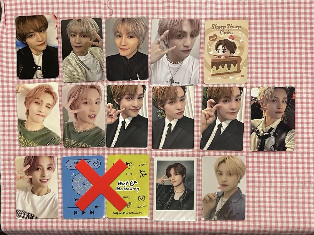 

[USED] WayV Weijin V Yang Yang bulk trading cards