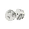 Aluminum Alloy 40/50MM Double Groove Pulley 8-20MM Fixed Bore V-Shape Pulley Wheel