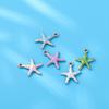 10Pcs Ocean Starfish Shell Charms With Imitation Pearl Pendants For Necklace Bracelet Pendants DIY Jewelry Making Accessories