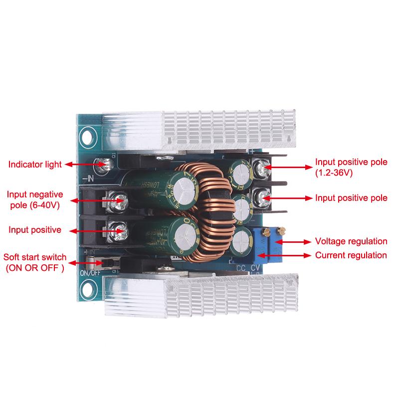 300W Dc-Dc Adjustable Step Down Buck Converter Module 20A Constant Current Led Driver Power Module