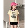 Brand Export Trendy Children's Clothing Summer New Style Kids' Pure Cotton Short-Sleeve T-Shirt Korean Style Baby Girl Cartoon Clothes Kids