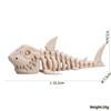 Giocattolo Dinosauro Stampato in 3D Statuetta Scheletro T-Rex Mosasaurus Preistorico da Collezione Articolato Decorazione da Scrivania per Adolescenti