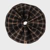 Eireve CHECK SCARF BIG SCRUNCHIE (BROWN)
