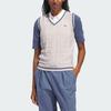Adidas Go-To Sweater Vest Striped Color Block V-Neck Knit Vest Women Tops Oil-Grey-Purple IP4194