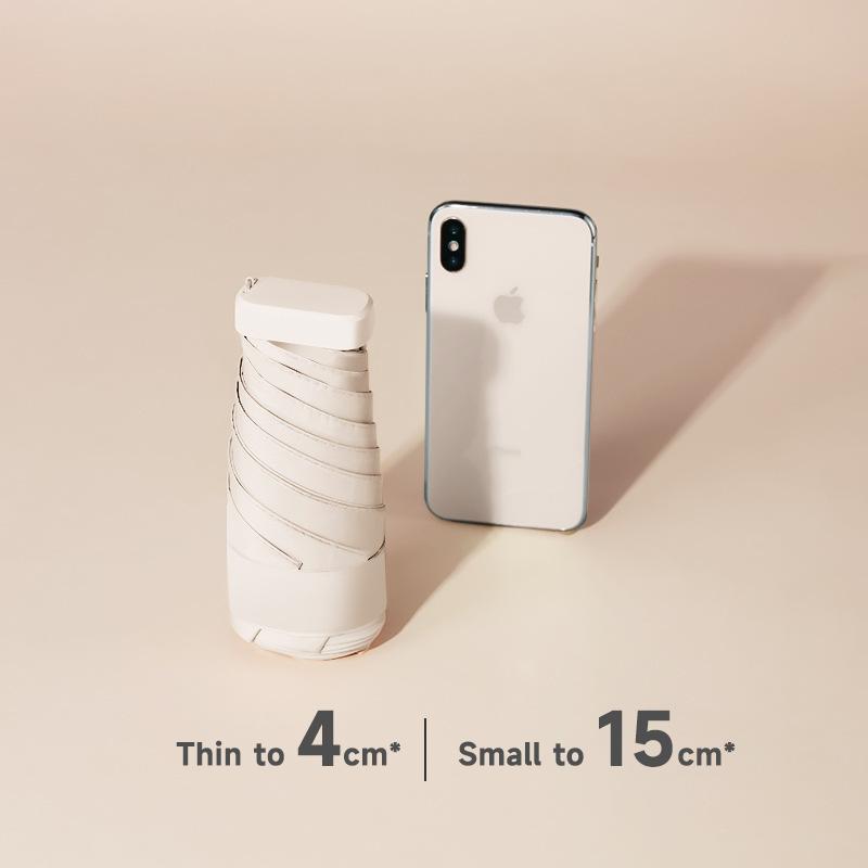 Paradise Mini Umbrella Capsule Umbrella Sunny and Rainy Dualuse Rainproof Sun Protection Outdoor Traveling Parasol Umbrella