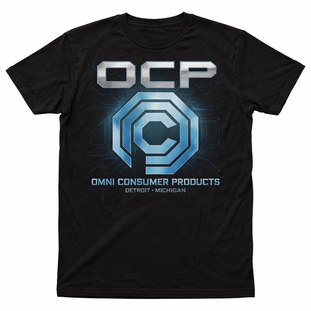 Robocop OCP T-Shirt, Detroit Cop Movie Tee, Mens Sci Fi Shirt XS