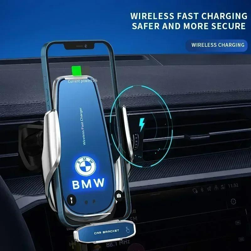 E90 For BMW Wireless Charger Car Phone Holder In Car Air Vent Mount For BMW E46 E90 E60 F30 F10 E39 E36 F20 G30 G20 E87 E92 Fas