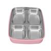 304 Stainless Steel Leakproof Lunch Box 1.2L Bento Lunch Box Cute Insulated Lunch Box  For Office
