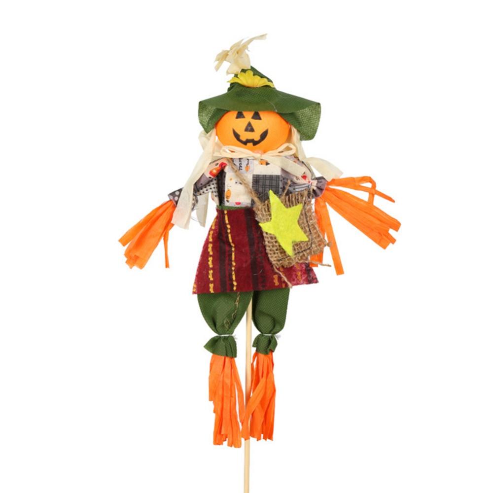 Décoration Épouvantail d'Halloween Décorations Épouvantail Debout pour Jardin Maison Cour Porche Décorations d'Automne Thanksgiving