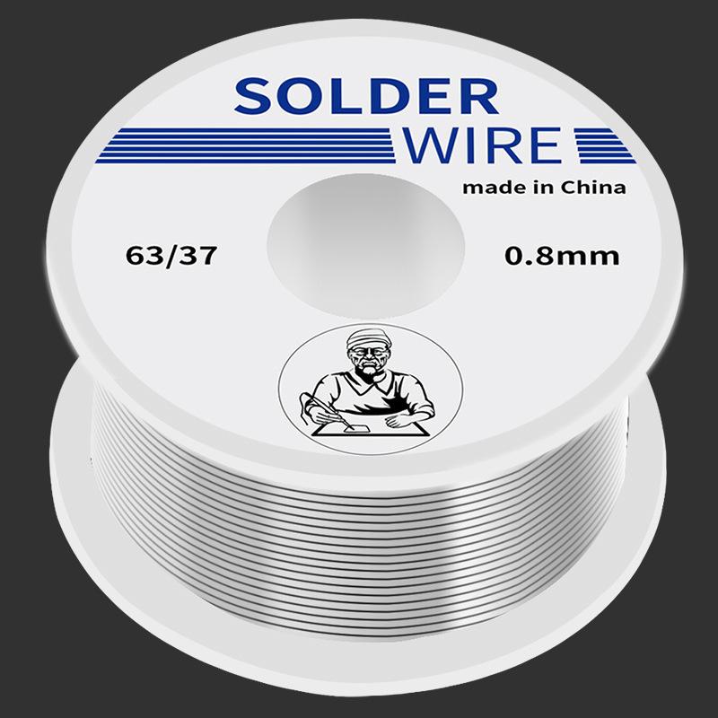 100/20G Solder Wire Tin Roll Clean Rosin Welding Core Soldering Wire Flux Reel Tube Low Temperature Easy Melt Solder Wire