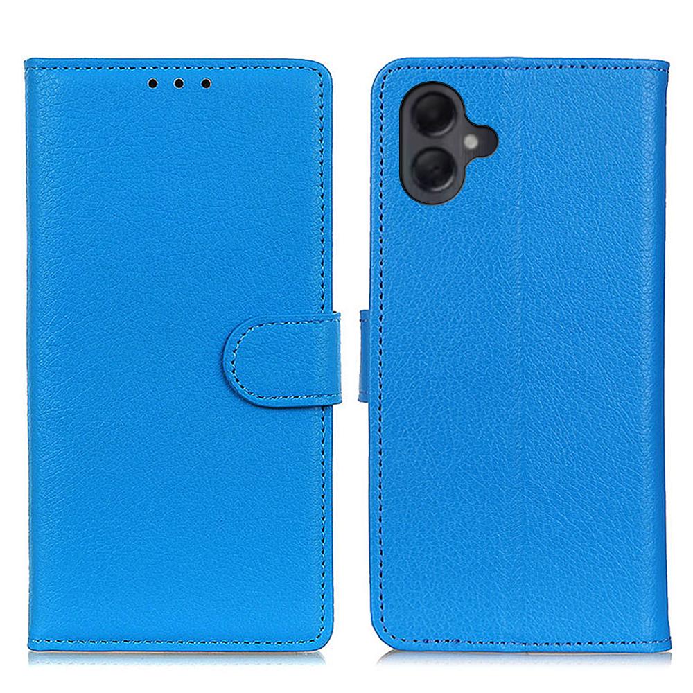 For Samsung Galaxy A06 4G Wallet Case PU Leather Phone Cover Litchi Texture