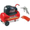 MECAFER Compressor - 24L 1.5HP Oil-free + Hose and Blowgun