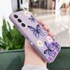 Purple Butterflies Phone Case For Samsung Galaxy A37 A57 Liquid Silicone Cover