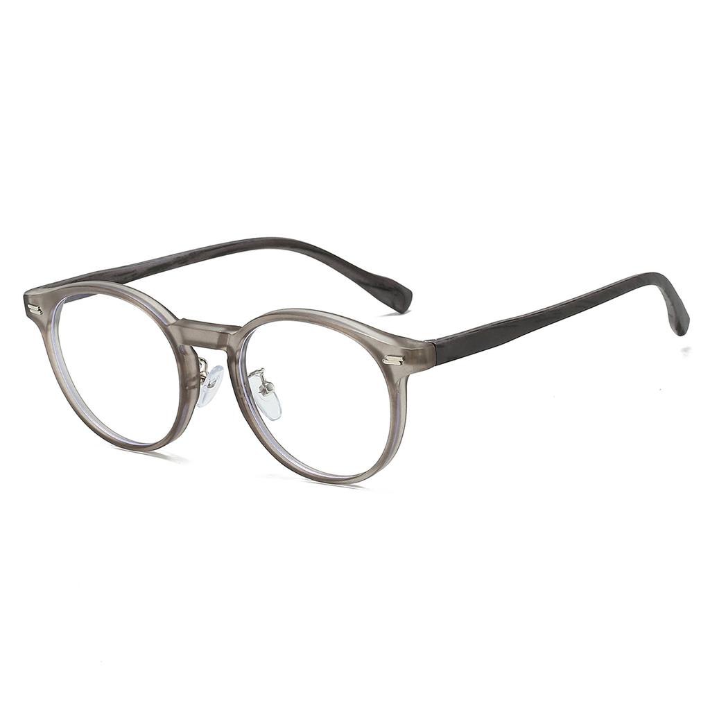KAMMPT Vintage Round Glasses Fashion Retro Blue Light Blocking Eyeglasses Trendy Stylish Design Candy Color Rim Optical Frames