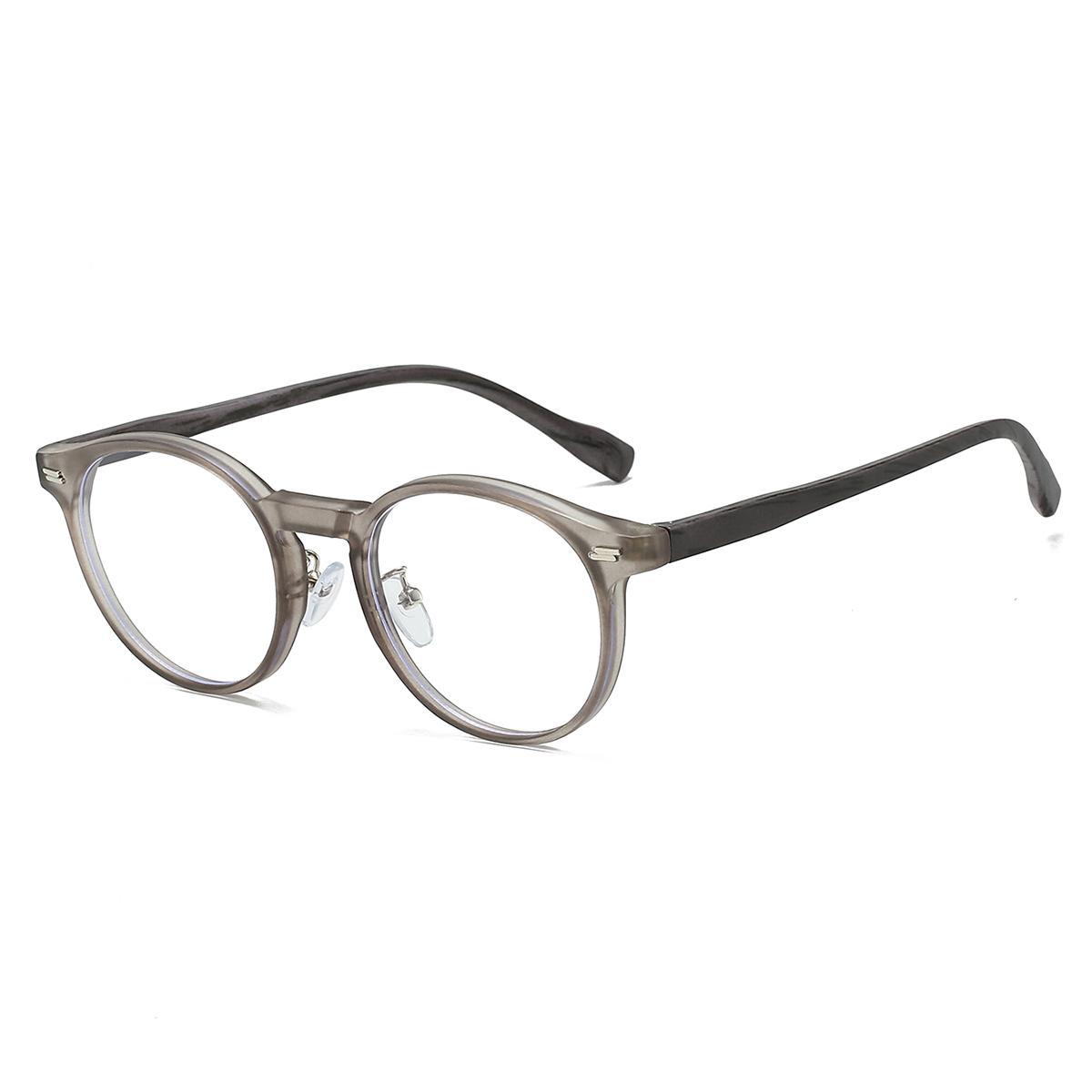 

KAMMPT Vintage Round Glasses Fashion Retro Decor Eyeglasses with Blue Light Blocking New Stylish Candy Color Rim Optical Frames transparent lenses