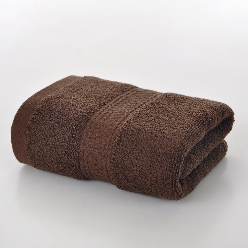 Style, plain cotton towel, household face towel, soft and absorbent
