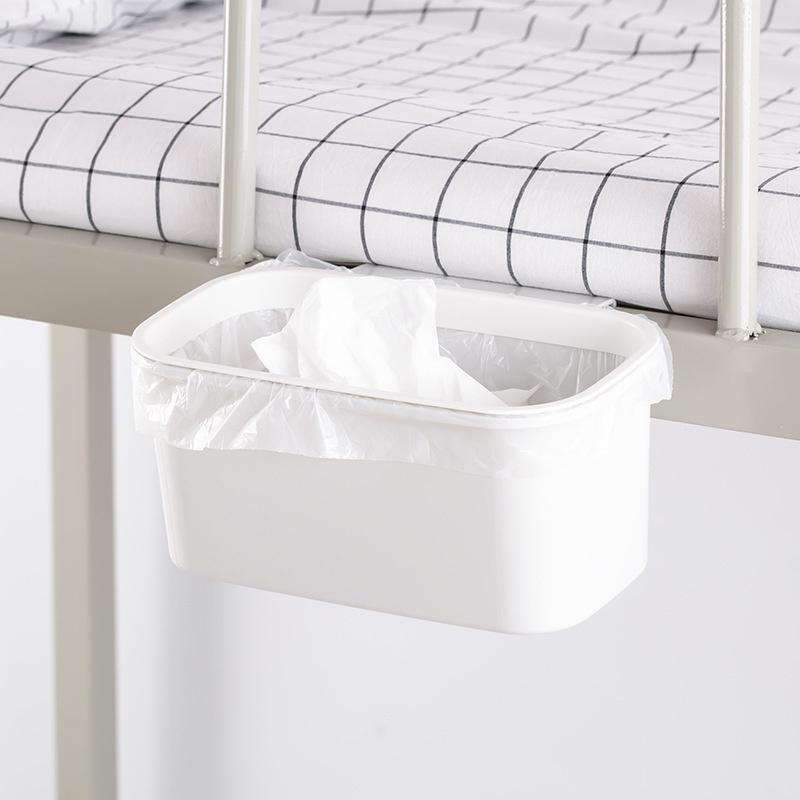 בית קיבולת גדולה מדף סל תלייה ליד המיטה מיני פח אשפה למטבח מכל אשפה מתקן אחסון לארון