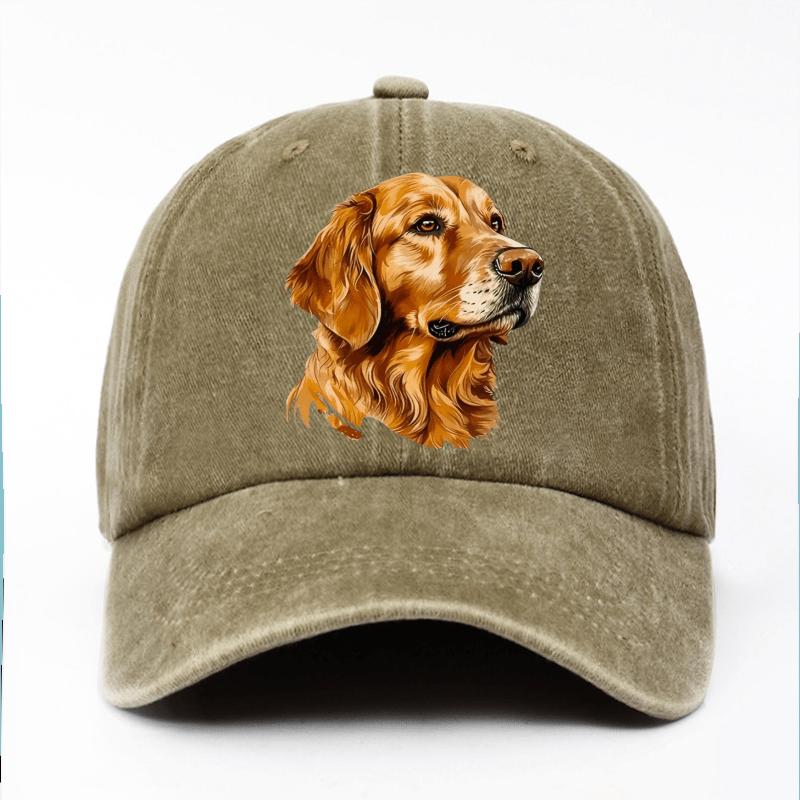 Golden Retriever Printed Baseball Cap, Lightweight and Adjustable, Suitable for Both Men and Women As a Gift for Dog Lovers