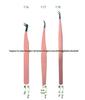 Precision Fiber Tip Eyelash Tweezers for Detailed Grafting and Blooming