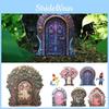 Garden Fairy Door Wooden Decor With Fairy Tale Design For Home And Living Room Decor