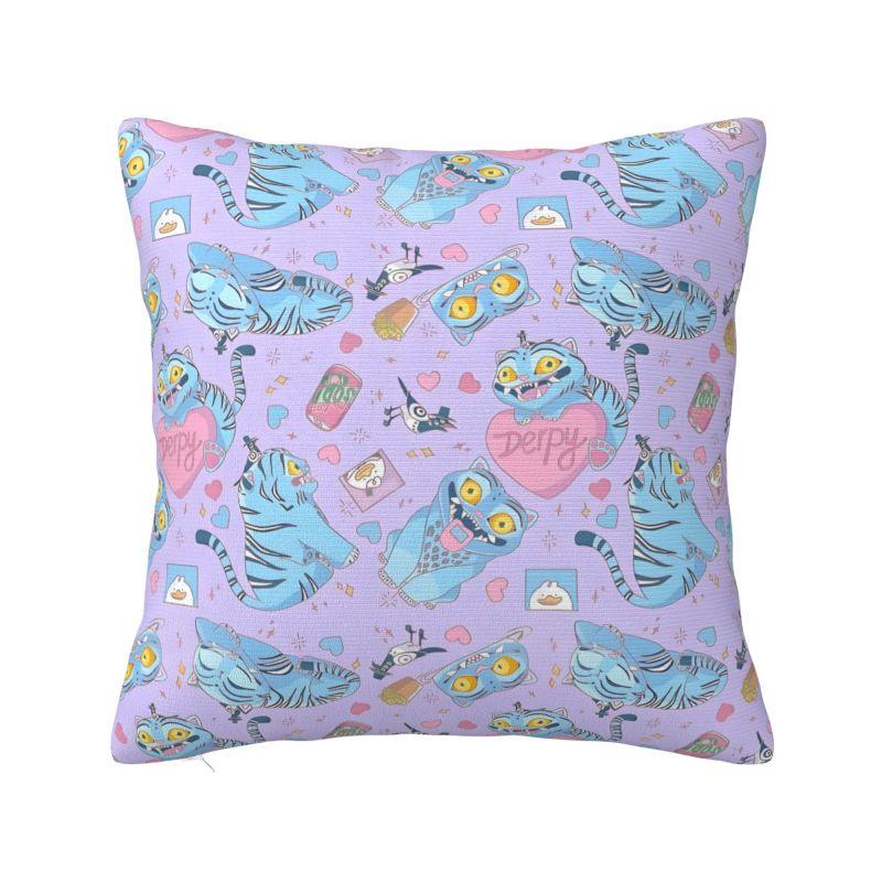 Vlastní povlak na polštář v severském stylu Kpop Hunter Demons 40x40cm Polyester Huntrix Povlak na polštář na pohovku Čtvercový povlak na polštář