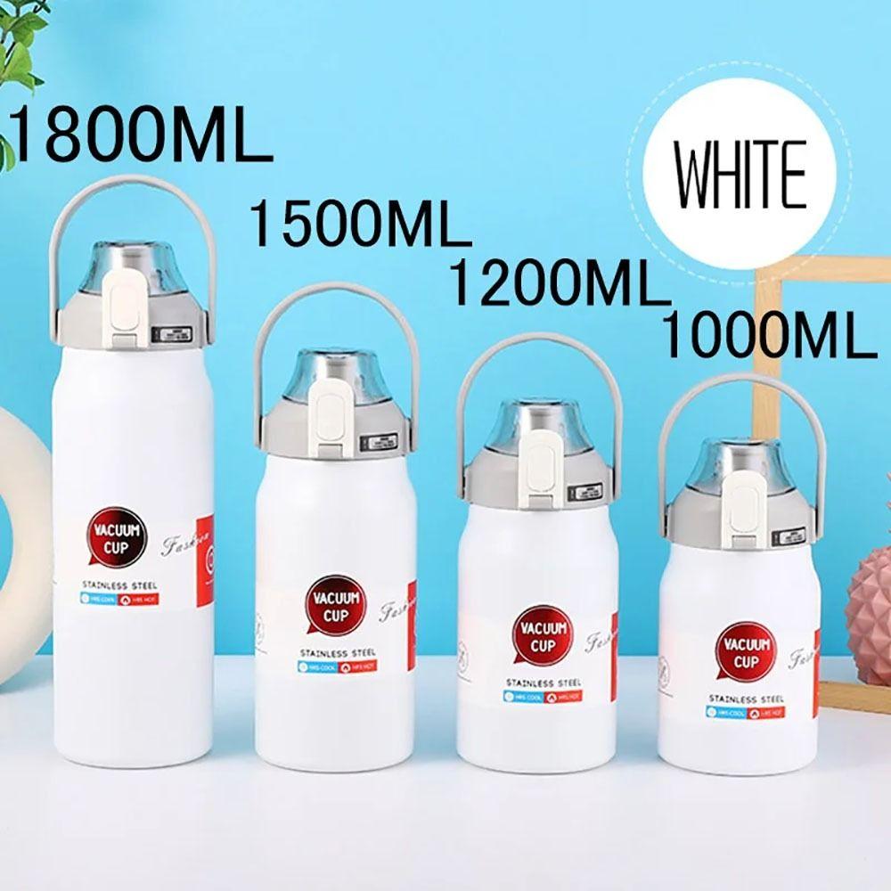 1Pcs Durable Tumber Bottle Lid Splash Spill Proof Bottle Accessory Cup Cap with Handle Therms Cup Lid For 1000/1200/1500/1800ml