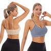 Large Size Integrated Suspender, Beautiful Back Underwear Gathers, Shockproof Sports Bra, Running Yoga, Thin Shoulder Strap Bra.