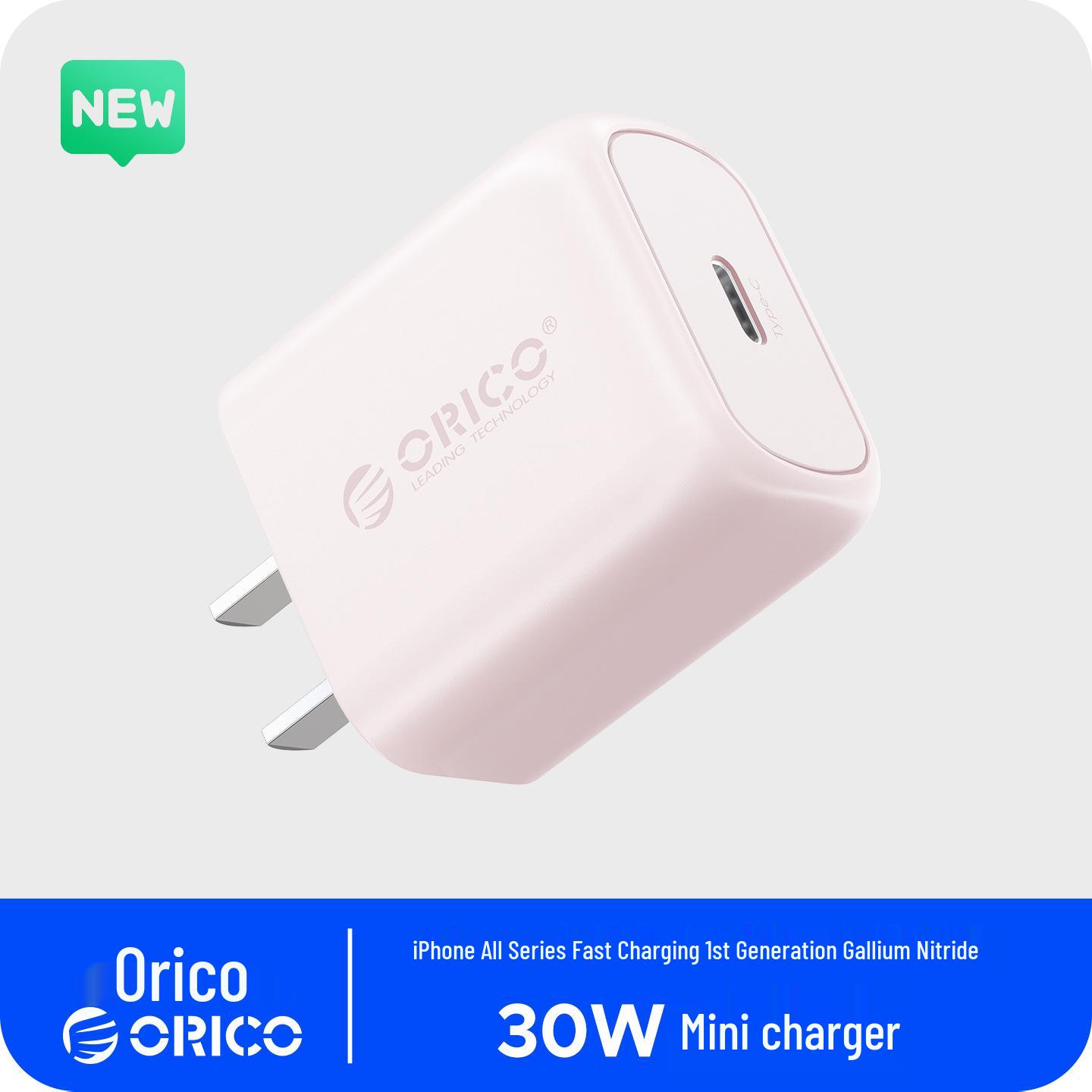 

Orico 30W GaN Charger for Apple iPhone 16 Pro Max (National 3C Certified) Universal iPhone 8-17