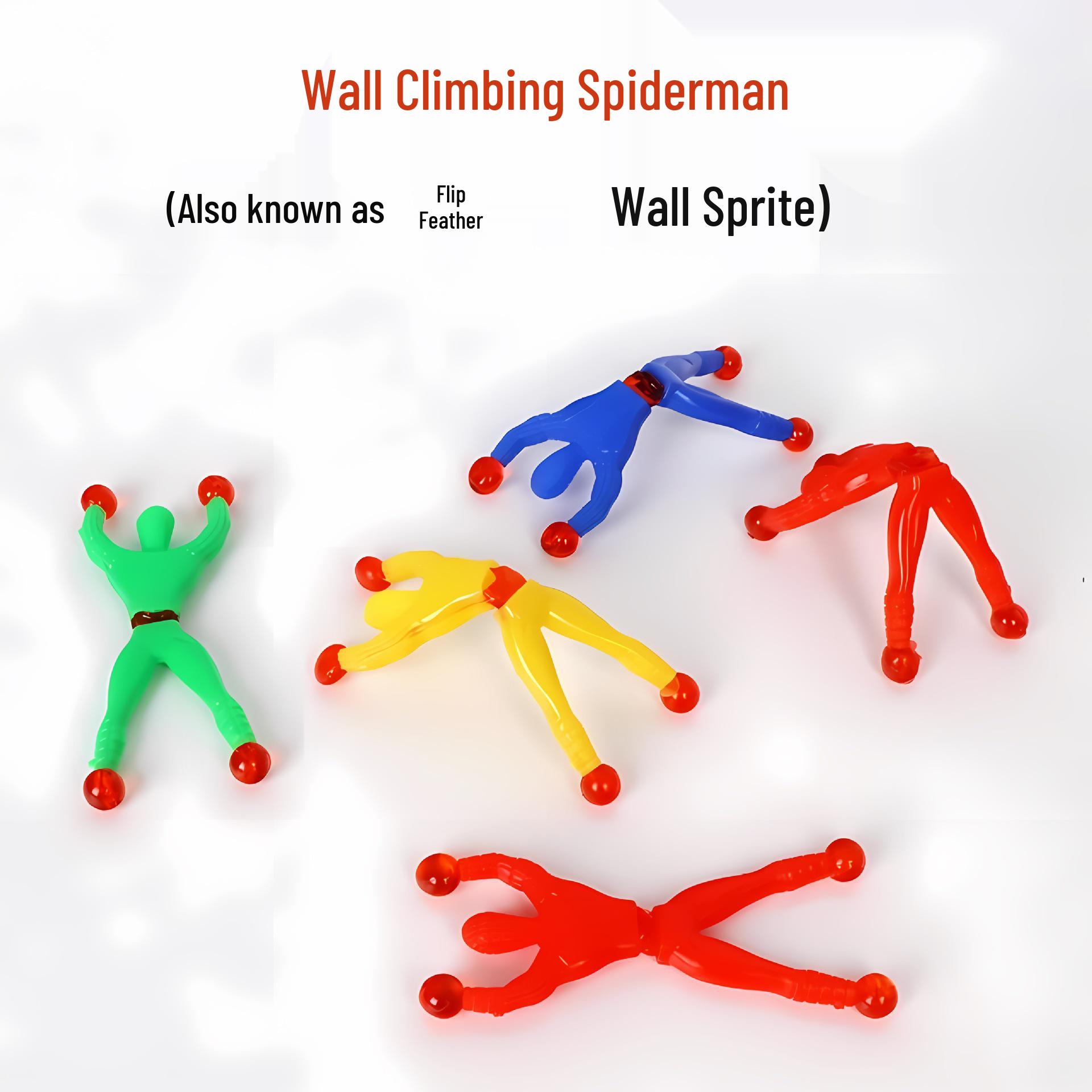 

Sticky Spider-Man Wall Climber Stress Relief Puzzle Toy