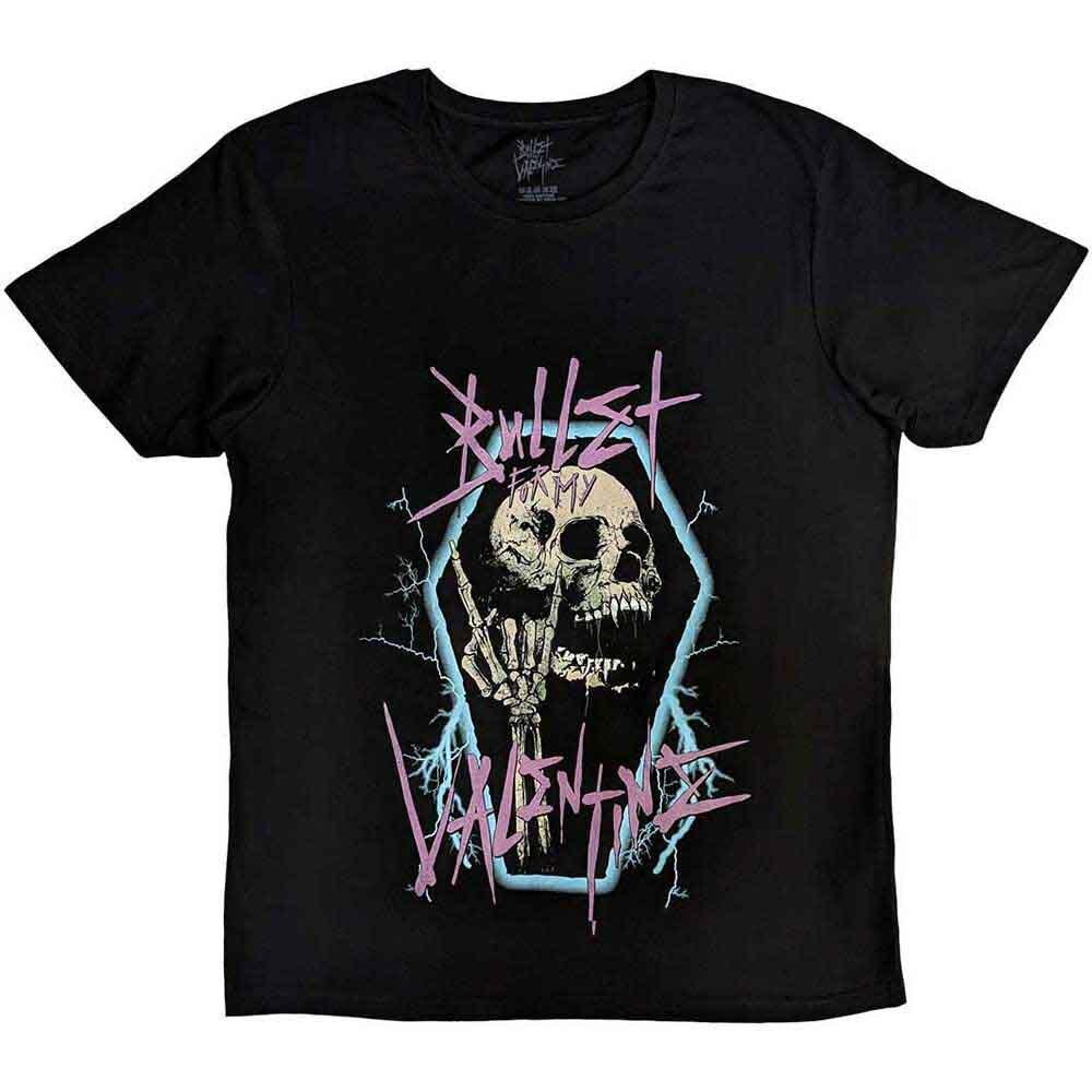 Bullet For My Valentine Thrash Skull T-Shirt Black New Unisex T-Shirt XXXL
