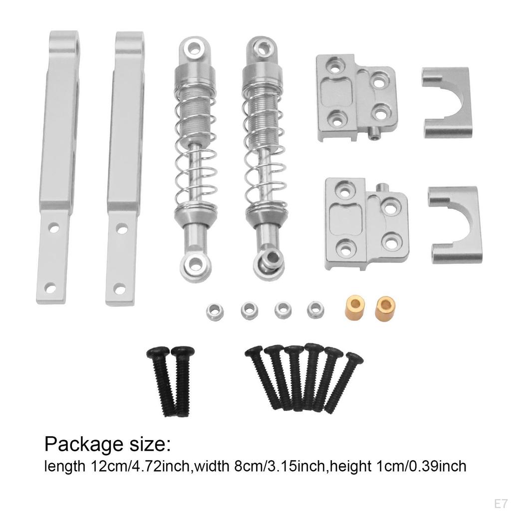 RC Metal Shock Absorber with Pull Rod Oil Filled Shocks DIY Modified Aluminum Alloy Replacements for