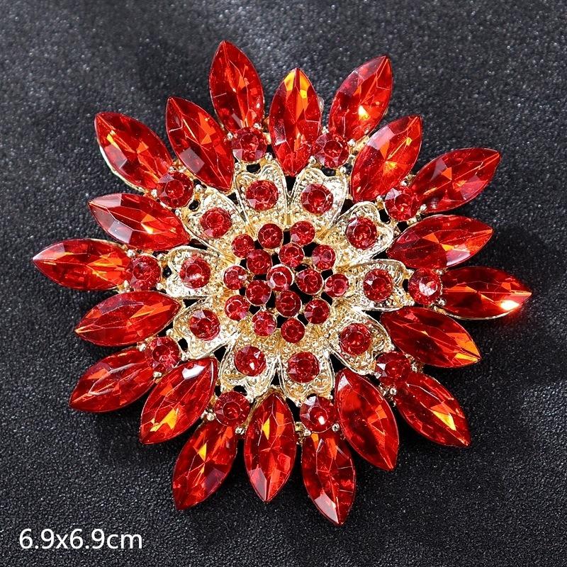 Genuine Professional Amasht Brooch Retro High-end Temperament Luxury Pearl Diamond Pin Women's Suit and Accessories