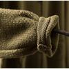 Vintage Knitted Sweater Women Autumn Casual Solid Color Button Patchwork Pockets