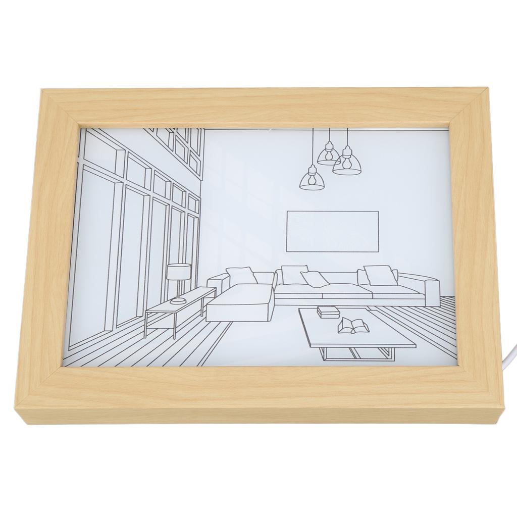 LED Decorative Light Painting 3 Lighting Modes Japan Anime Style Modern Simulate Sunshine Drawing