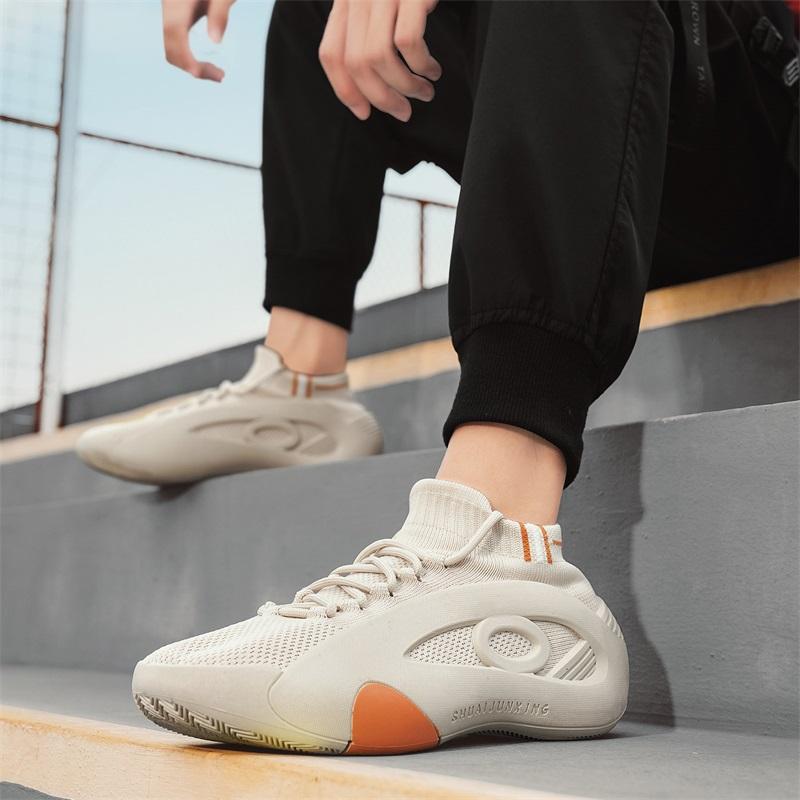 Fashion Men Casual Sneakers 2025 Summer Comfortable Breathable Anti Slip Running Shoes Fashion Platform Designer Knit Sneakers Sports