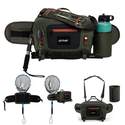 Goture Fishing 10L Large IPX8 840D TPU Fly Fishing Tackle Tackle for Outdoor Stream and Hiking Bag, Capacity, Waterproof, Material, Ultra-Lightweight,